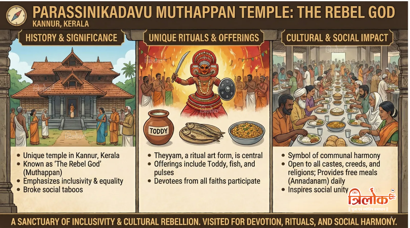 Parassinikadavu Muthappan Temple: The Rebel God